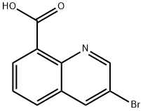 3-Bromoquinoline-8-carboxylic acid Struktur