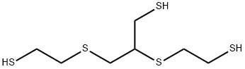 1-Propanethiol,2,3-bis[(2-mercaptoethyl)thio]- Struktur