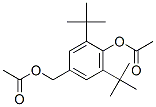 2-アセトキシ-5-アセトキシメチル-1,3-ジ-tert-ブチルベンゼン 化学構造式