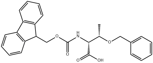 N-[芴甲氧羰基]-O-苄基-D-苏氨酸, 131545-63-6, 结构式