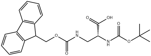 N-(tert-ブトキシカルボニル)-3-(9H-フルオレン-9-イルメトキシカルボニルアミノ)-D-アラニン