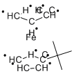 tert-ブチルフェロセン 化学構造式