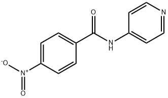 N-(4-Pyridinyl)-4-nitrobenzamide Struktur