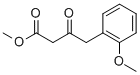 4-(2-甲氧基苯基)-3-氧代丁酸甲酯, 131644-96-7, 结构式