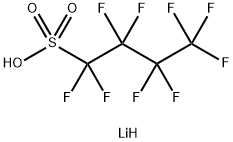 九氟-1-丁烷磺酸锂,131651-65-5,结构式