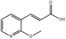 3-(2-甲氧基吡啶-3-基)丙烯酸,131674-41-4,结构式