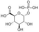 Α-D-葡糖醛酸-1-磷酸,13168-11-1,结构式