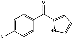 (4-chlorophenyl)(1H-pyrrol-2-yl)methanone, 13169-71-6, 结构式
