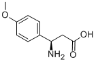 (R)-3-氨基-3-(4-甲氧基苯基)-丙酸 结构式