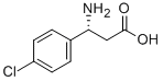 (R)-Β-4-クロロフェニルアラニン 化学構造式