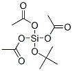 三乙酰氧基-叔-丁氧基硅烷 结构式