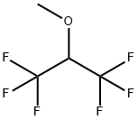 メチル[1-(トリフルオロメチル)-2,2,2-トリフルオロエチル]エーテル 化学構造式
