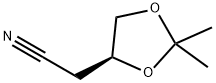 (S)-2,2-DIMETHYL-1,3-DIOXOLANE-4-ACETONITRILE Struktur