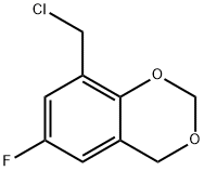 8-氯甲基-6-氟-1,3-苯并二氧辛 结构式