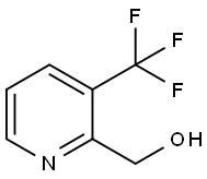 (3-トリフルオロメチルピリジン-2-イル)メタノール 化学構造式