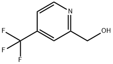 [4-(トリフルオロメチル)-2-ピリジニル]メタノール 化学構造式