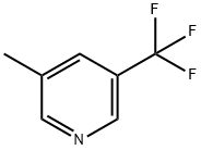 3-メチル-5-(トリフルオロメチル)ピリジン 化学構造式