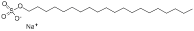 1-EICOSANYL SULFATE SODIUM SALT, 13177-49-6, 结构式