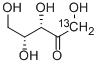 D-[1-13C]THREO-PENT-2-ULOSE Struktur