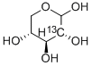 D-[2-13C]キシロース 化学構造式