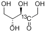 D-[2-13C]ERYTHRO-PENT-2-ULOSE Struktur
