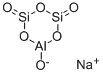 Sodium aluminum disilicon hexaoxide monohydrate Structure