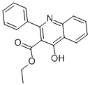 ETHYL 4-HYDROXY-2-PHENYLQUINOLINE-3-CARBOXYLATE 结构式