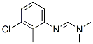 N'-(3-Chloro-o-tolyl)-N,N-dimethylformamidine 结构式