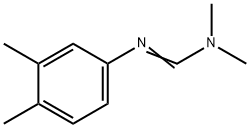 N,N-Dimethyl-N'-(3,4-xylyl)formamidine 结构式