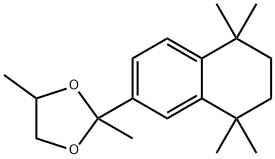 2,4-dimethyl-2-(5,5,8,8-tetramethyltetralin-2-yl)-1,3-dioxolane Structure