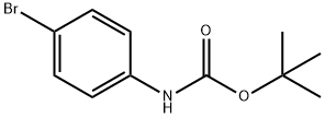 N-BOC-4-ブロモアニリン 化学構造式