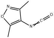 4-イソシアナト-3,5-ジメチルイソキサゾール 化学構造式