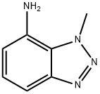 1-甲基-1H-1,2,3-苯并三唑-7-胺 结构式