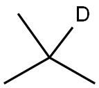异丁烷-2-D, 13183-68-1, 结构式