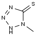1-甲基-5-巯基-1H-四氮唑 结构式
