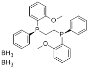 (1R,2R)-BIS[(2-METHOXYPHENYL)PHENYLPHOSPHINO]ETHANE DIBORANE,131830-91-6,结构式