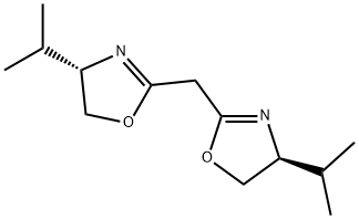 二[(4S)-(1-甲基乙基)-2-噁唑啉基]甲烷, 131833-90-4, 结构式