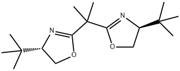 (S,S)-(-)-2,2'-异丙叉双(4-特丁基-2-噁唑啉),131833-93-7,结构式