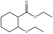 Cyclohexanecarboxylic acid, 2-ethoxy-, ethyl ester (9CI) Structure