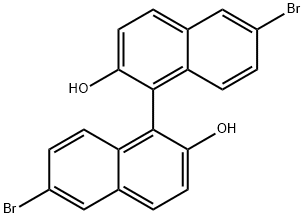 (S)-(+)-6,6'-DIBROMO-1,1'-BI-2-NAPHTHOL Struktur