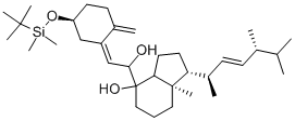 (3β,5Z,7R,8α,22E)-3S-tert-ButyldiMethylsilyl-9,10-secoergosta-5,10(19),22-triene-7,8-diol Structure