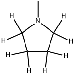 1-METHYLPYRROLIDINE-2,2,3,3,4,4,5,5-D8 Struktur