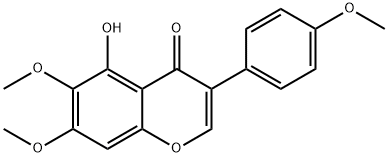 7,4'-Di-O-methyltectorigenin Structure