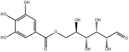 6-O-没食子酰葡萄糖, 13186-19-1, 结构式