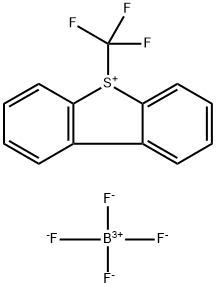 S-(三氟甲基)二苯并噻吩嗡四氟硼酸盐, 131880-16-5, 结构式