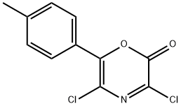2H-1,4-Oxazin-2-one,  3,5-dichloro-6-(4-methylphenyl)- Structure