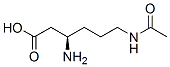 N'-acetyl-beta-lysine Struktur