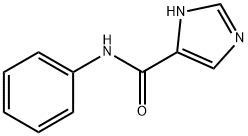 N-苯基-1H-咪唑-5-甲酰胺, 13189-13-4, 结构式