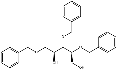 1,3,4-TRI-O-BENZYL-D-RIBITOL,131897-00-2,结构式