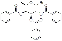2,3,4-tri-O-benzoylfucopyranosyl bromide Structure
